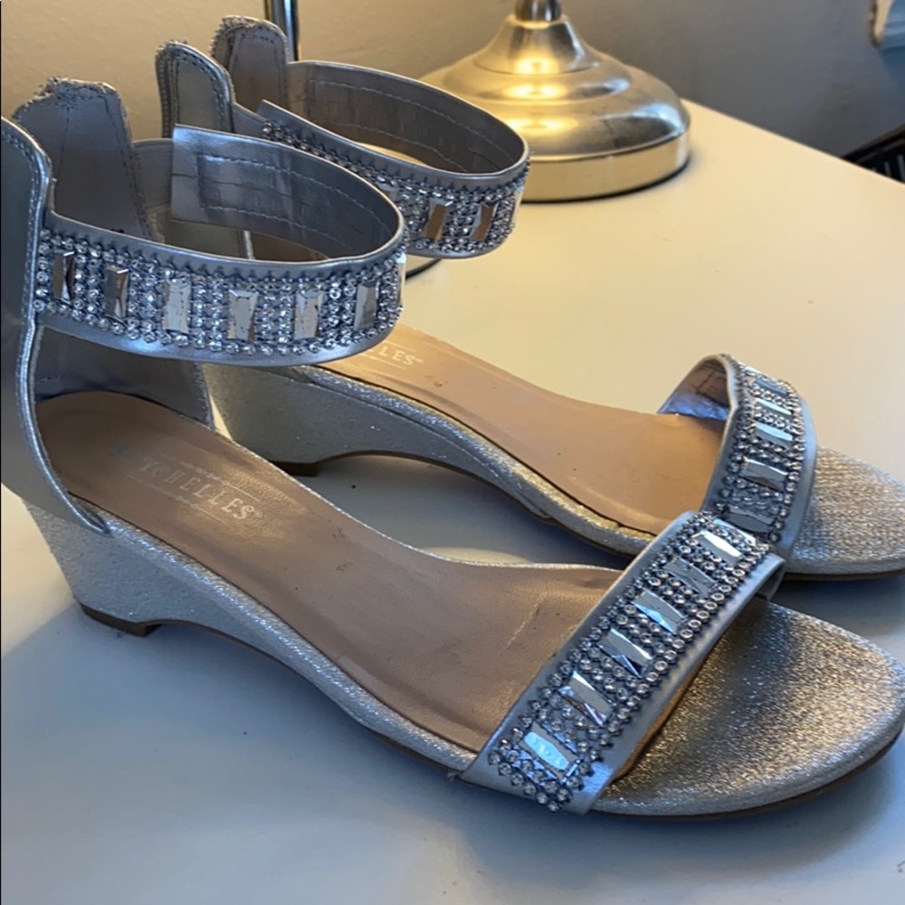🔥Silver 1/2inch heels